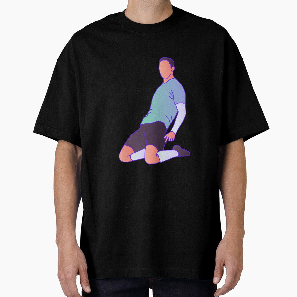 Coloured Celebrating Player 2 | Player Celebration by Football Stickers World