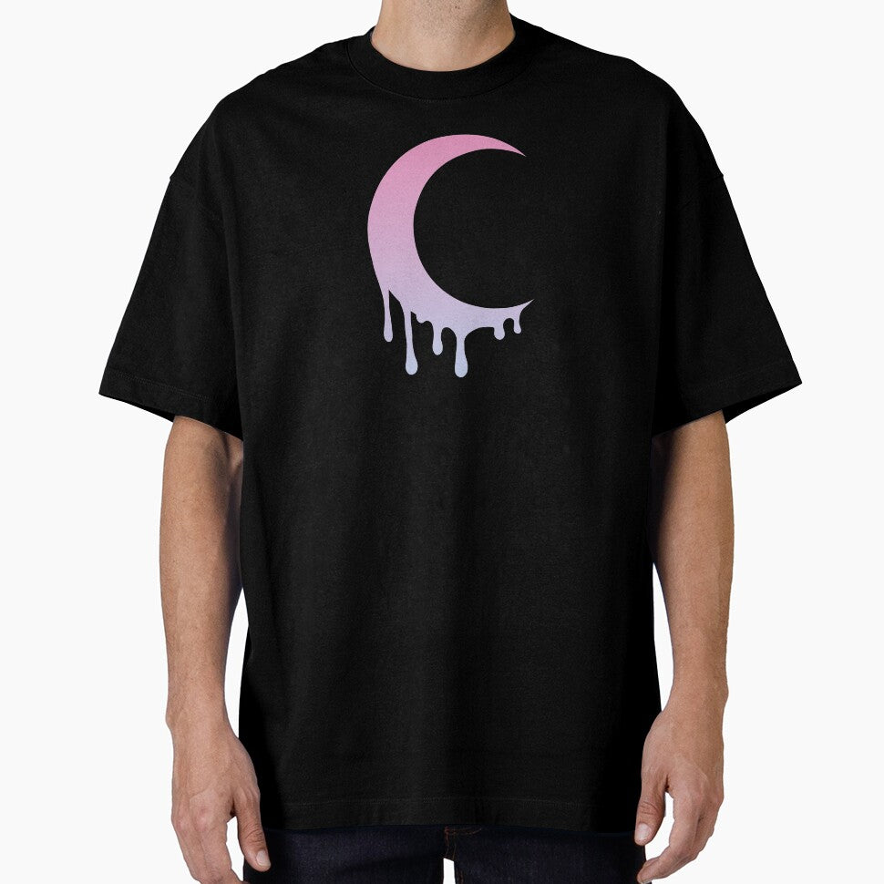 Melting Moon Kawaii Pastel Goth by Fran Fryberg
