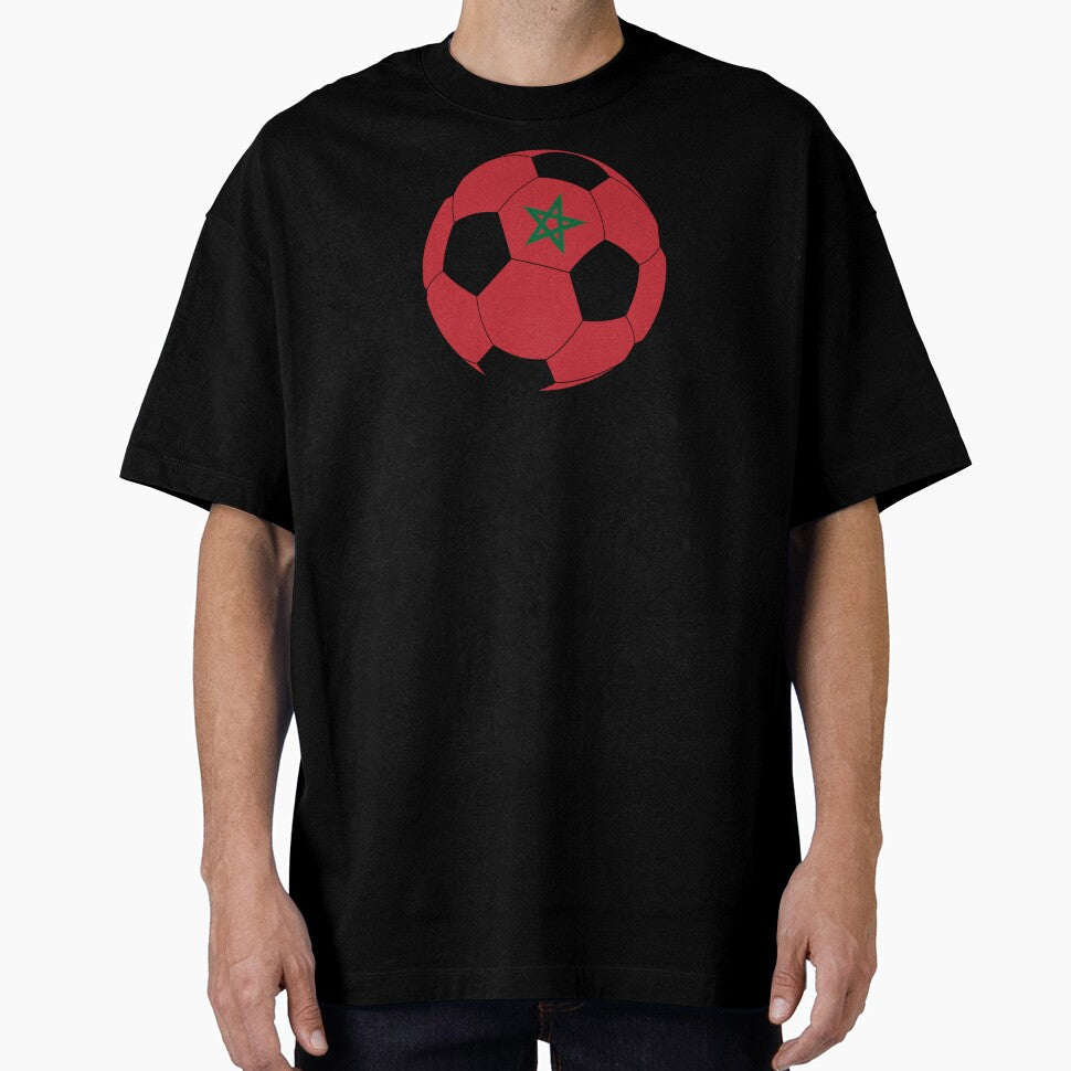 Morocco Football Morocco Gift Sport T-Shirt by MarlowLoom