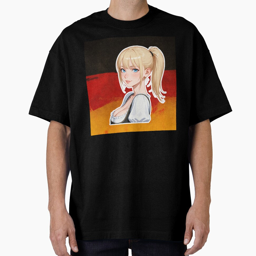German Dirndl Waifu Germany Football World Cup by Shirt-Otakus