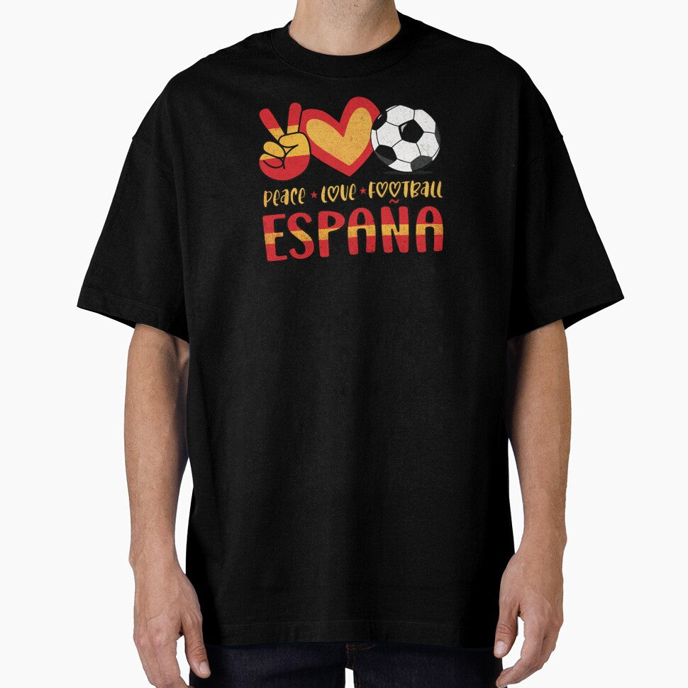 Spain Peace Love Football by Numero14