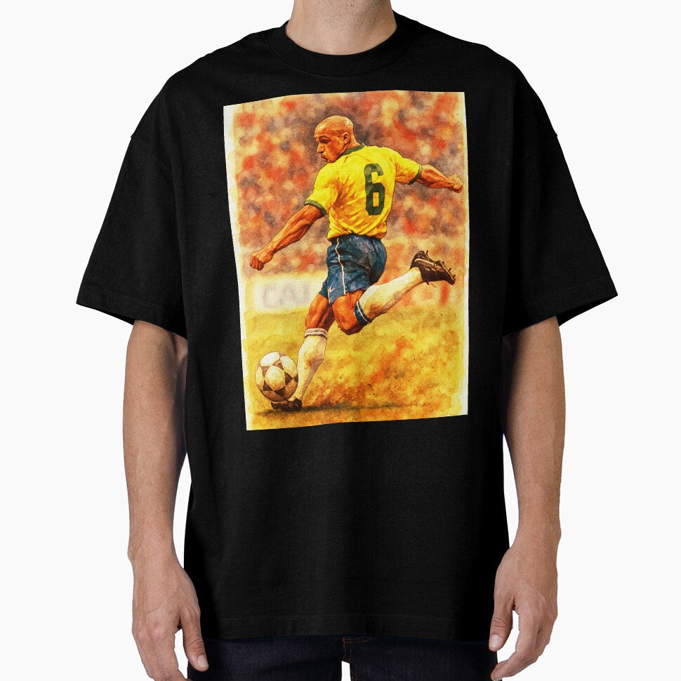 Roberto Carlos Classic Football Legend by Sarcastic designs