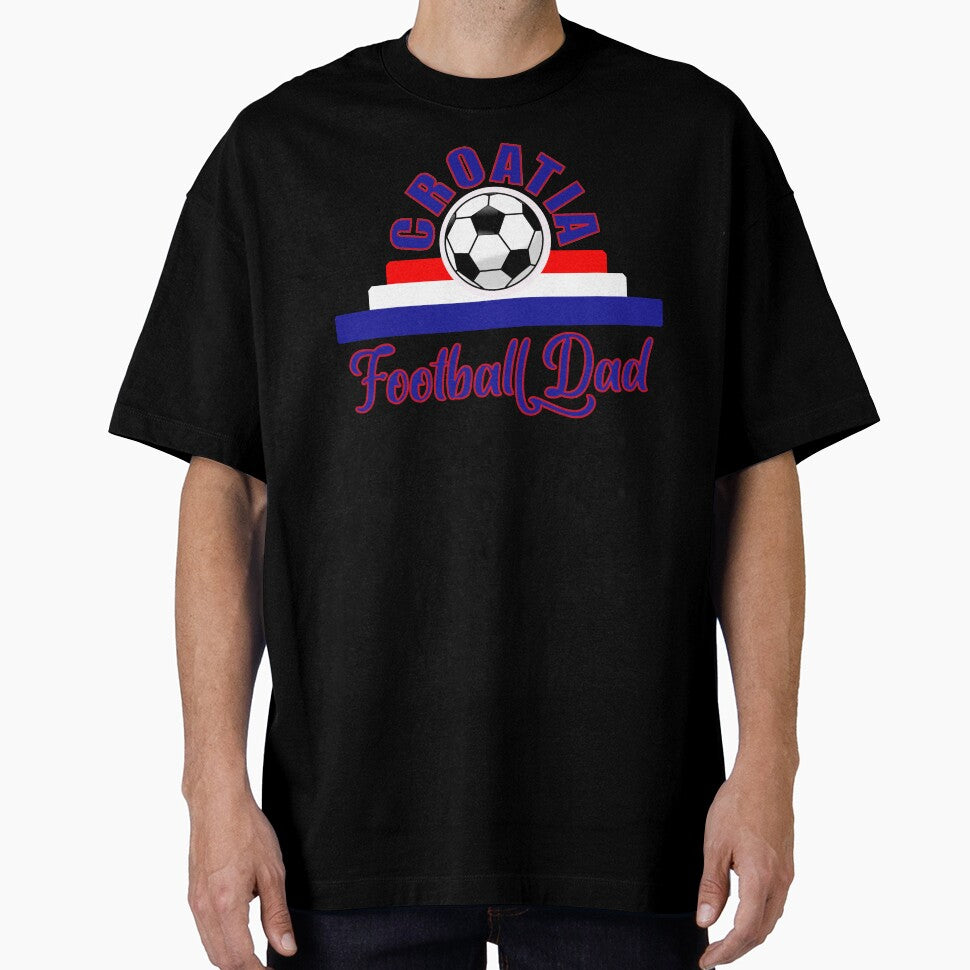 Croatia Football Dad Father's Day Euro 2021 Croatian Football Team Supporter by MimsTees