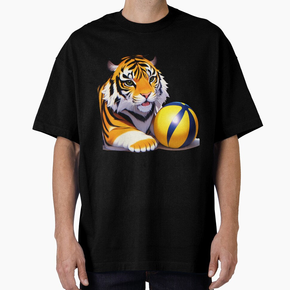 Tiger Holding Ball by BAYFAIRE