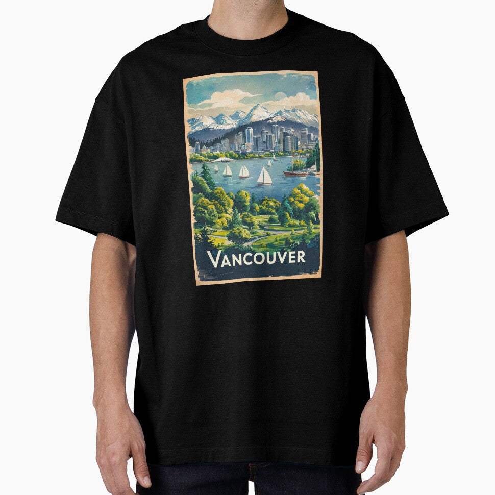 Vancouver Vintage Travel Poster by TravelerRat