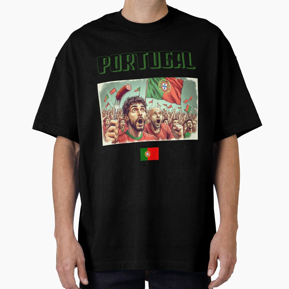 Portugal Fans Euro24, sausage on a Fork. by Get-Forked