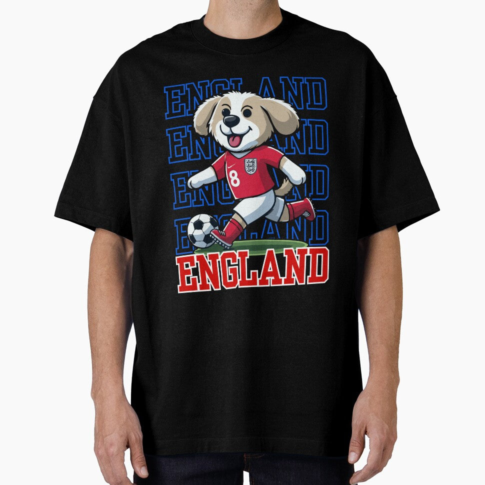 Dog Playing Football | England Edition by McThingummy