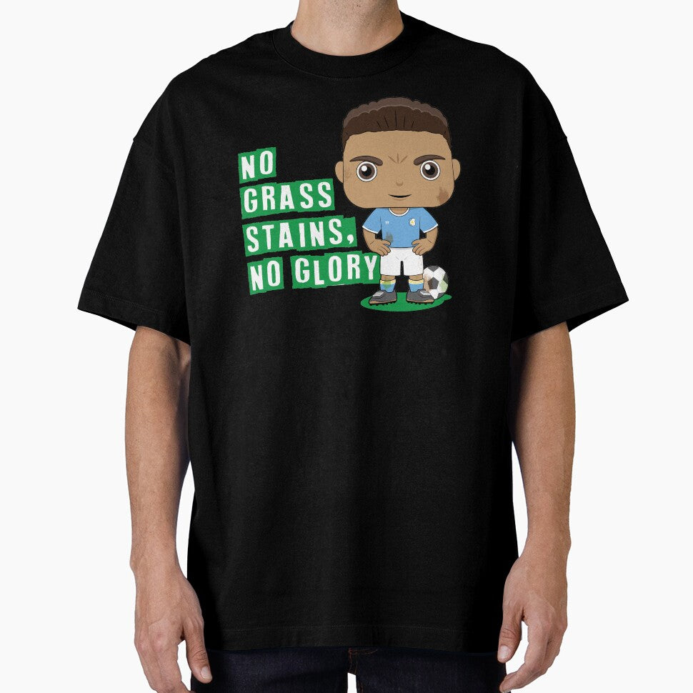 No Grass Stains, No Glory - boys soccer design by essjaydesigns