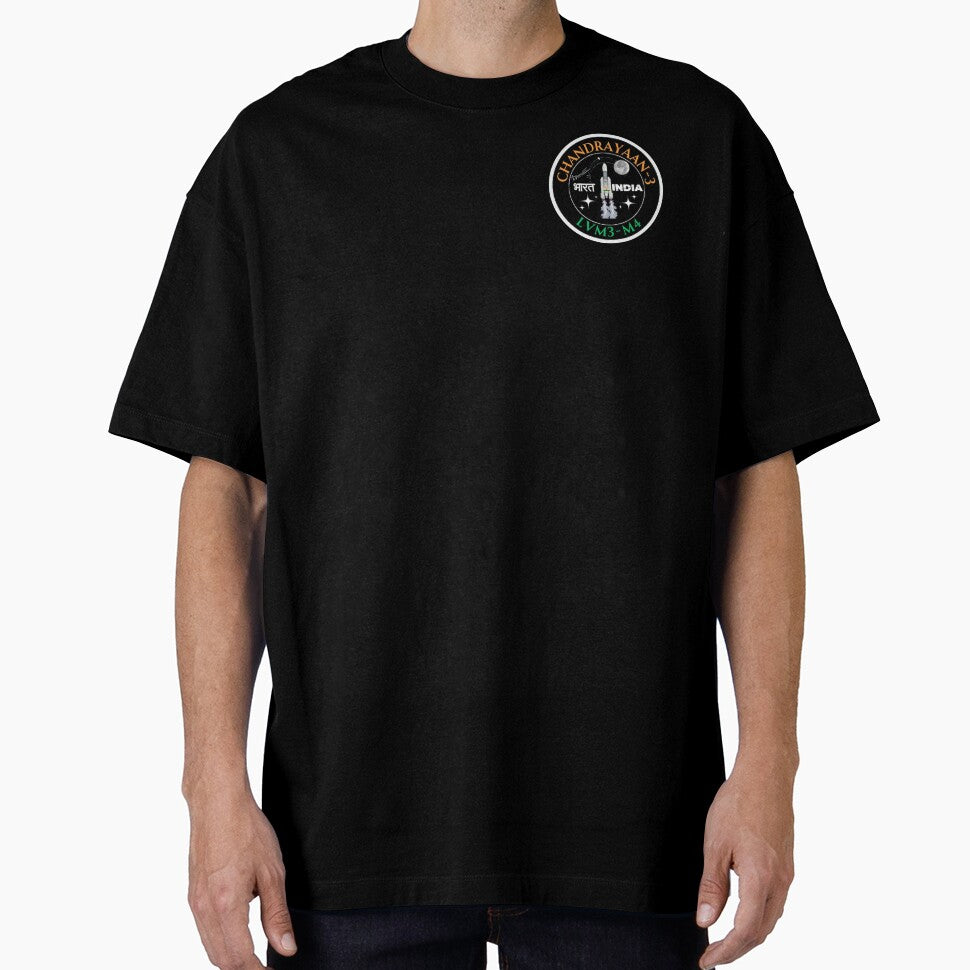 ISRO Chandrayaan - 3 Graphic Printed T-Shirt by KARSCORP