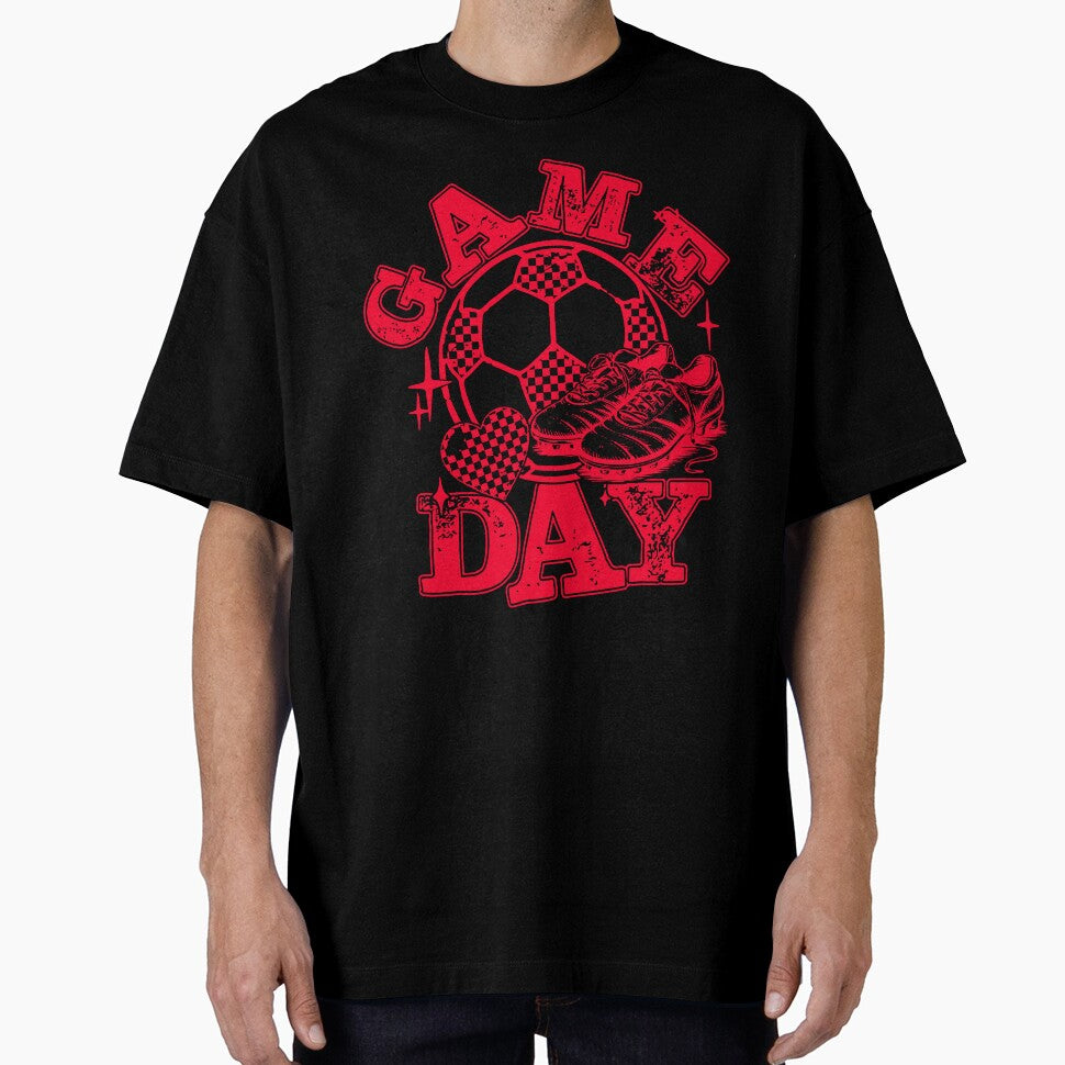 Game Day Soccer – Retro Varsity Sports Spirit Design by kiralynstration