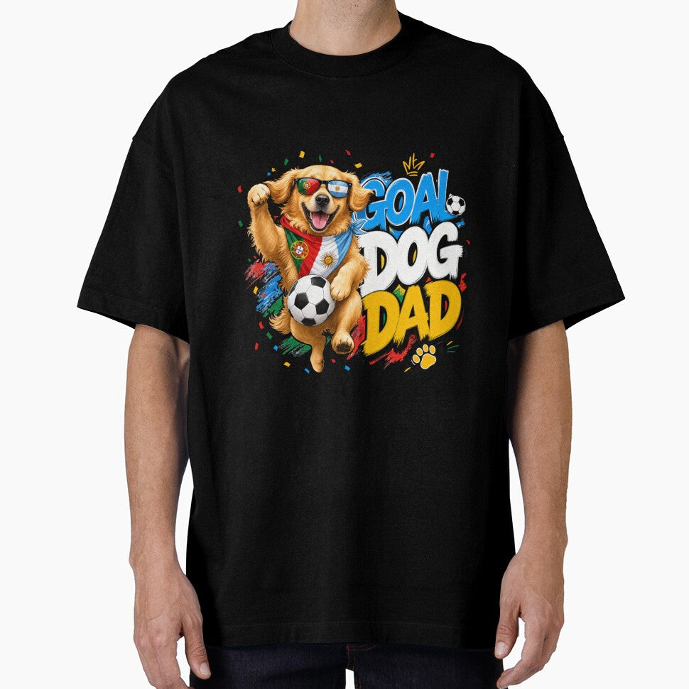 Goal Celebration Golden Retriever Dog Dad Kawaii World Cup 2026 by Ashley critters