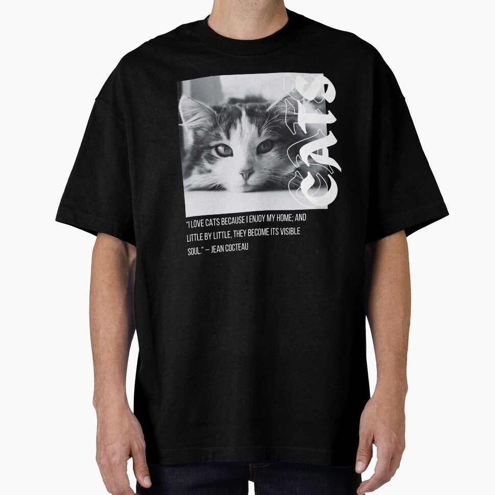 Cats with a Quote Streetwear Inspired with White Colored Font Design by quinellie