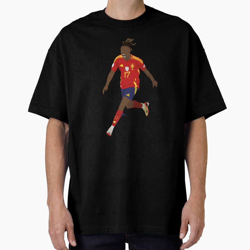 Nico Williams goal vs England by jbsgrafico
