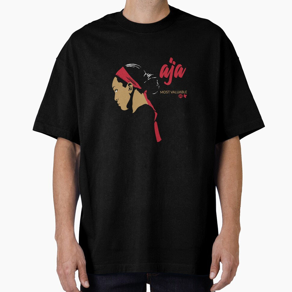 A'ja Wilson - Most Valuable A'ja - Las Vegas Basketball Long Sleeve by FleuretBaron