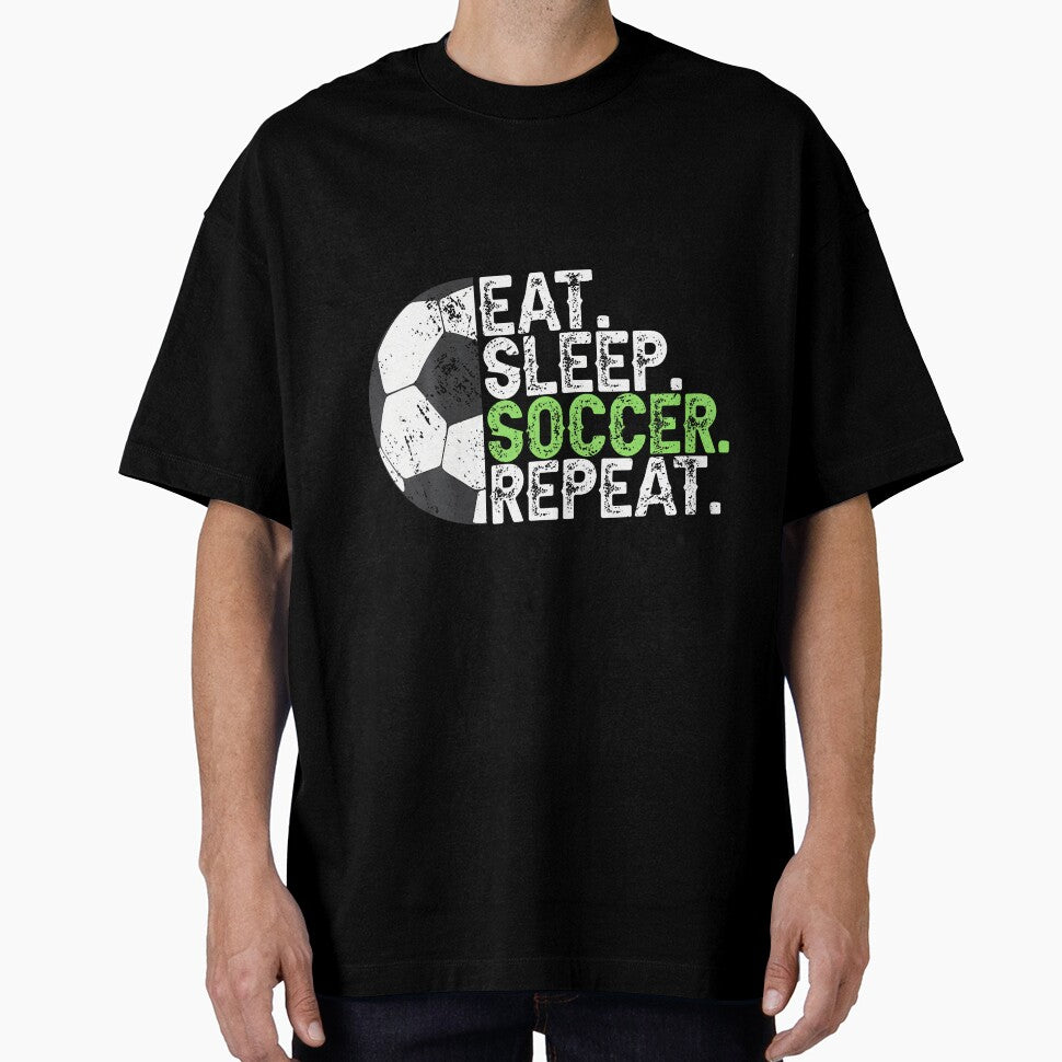 Soccer Player Soccer Lover Eat Sleep Soccer Repeat by huftyfnruppe