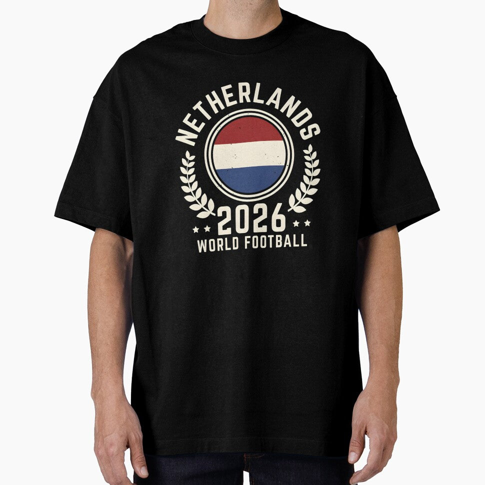 Netherlands Oranje 2026 | Vintage Football Supporter by dudelinart