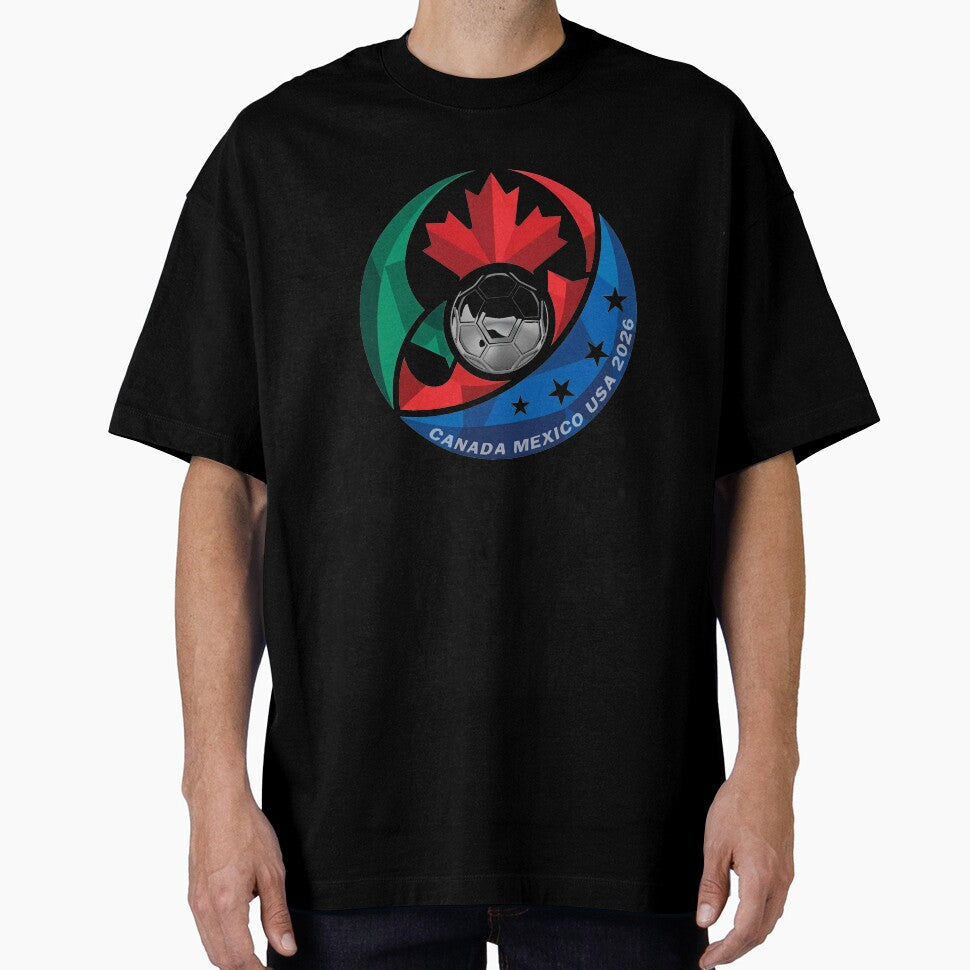 Canada Mexico USA 2026 Round Soccer Emblem Cup T-Shirt_83488590 by gidget-gadget