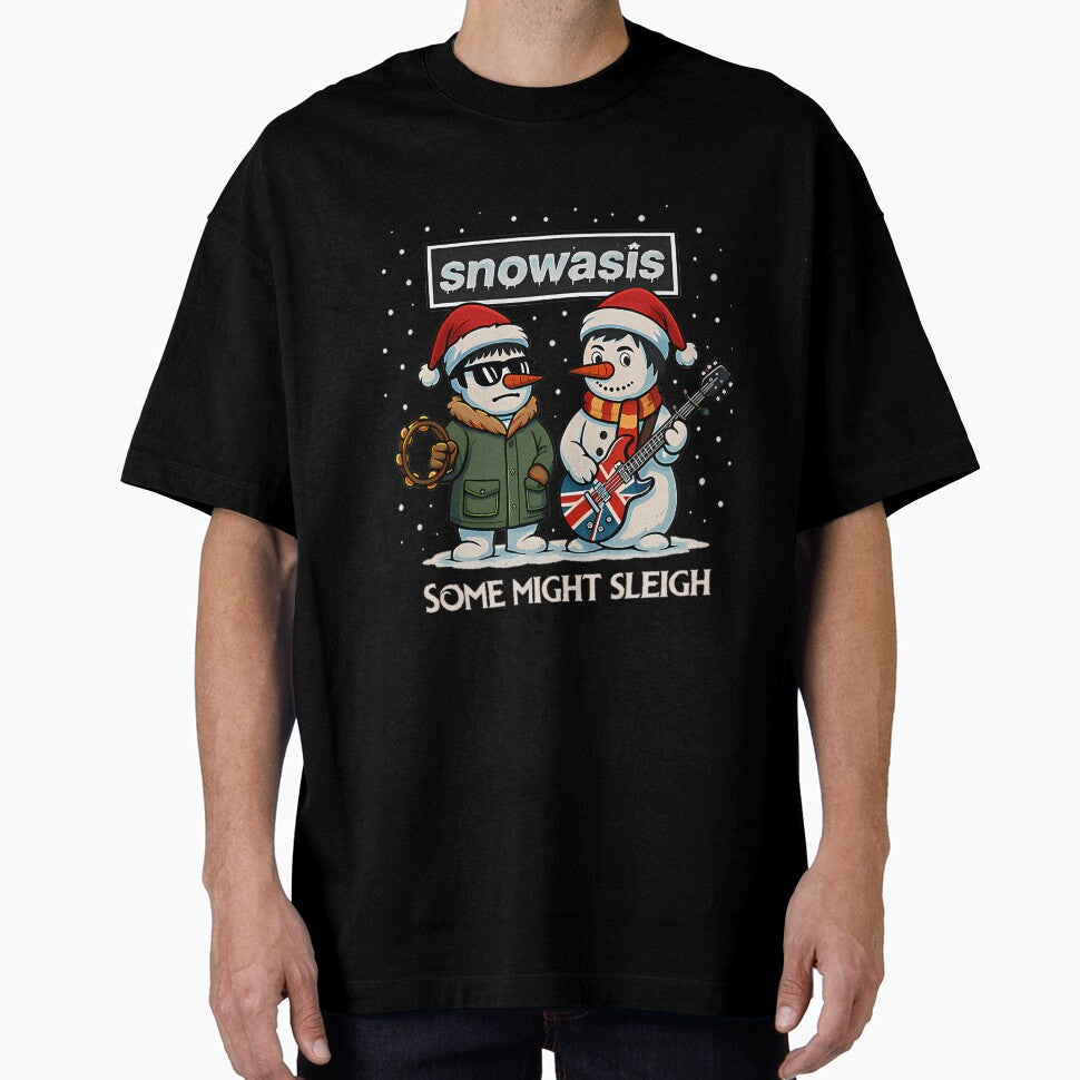 Snowasis Christmas Jumper - Some Might Sleigh by SophiaRobbins53