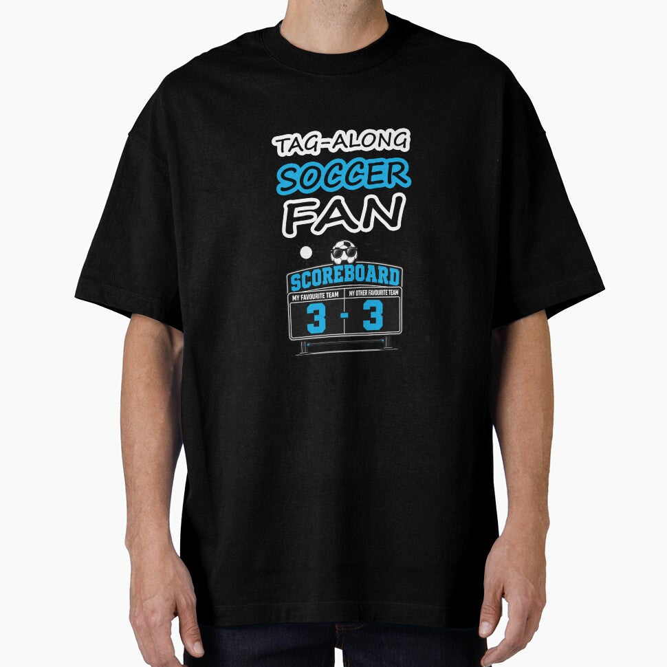 Tag-Along SOCCER FAN and Soccer Scoreboard Humor - Blue by Beachy