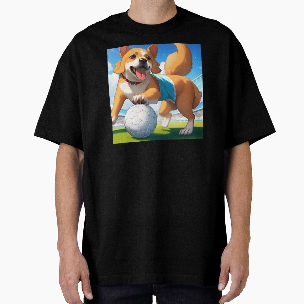 Vintage Sports Soccer Dog by BAYFAIRE