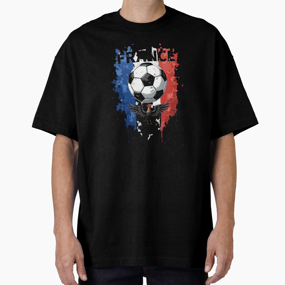 France Football Fan Cartoon Sticker | French Football Supporter by aminesez22