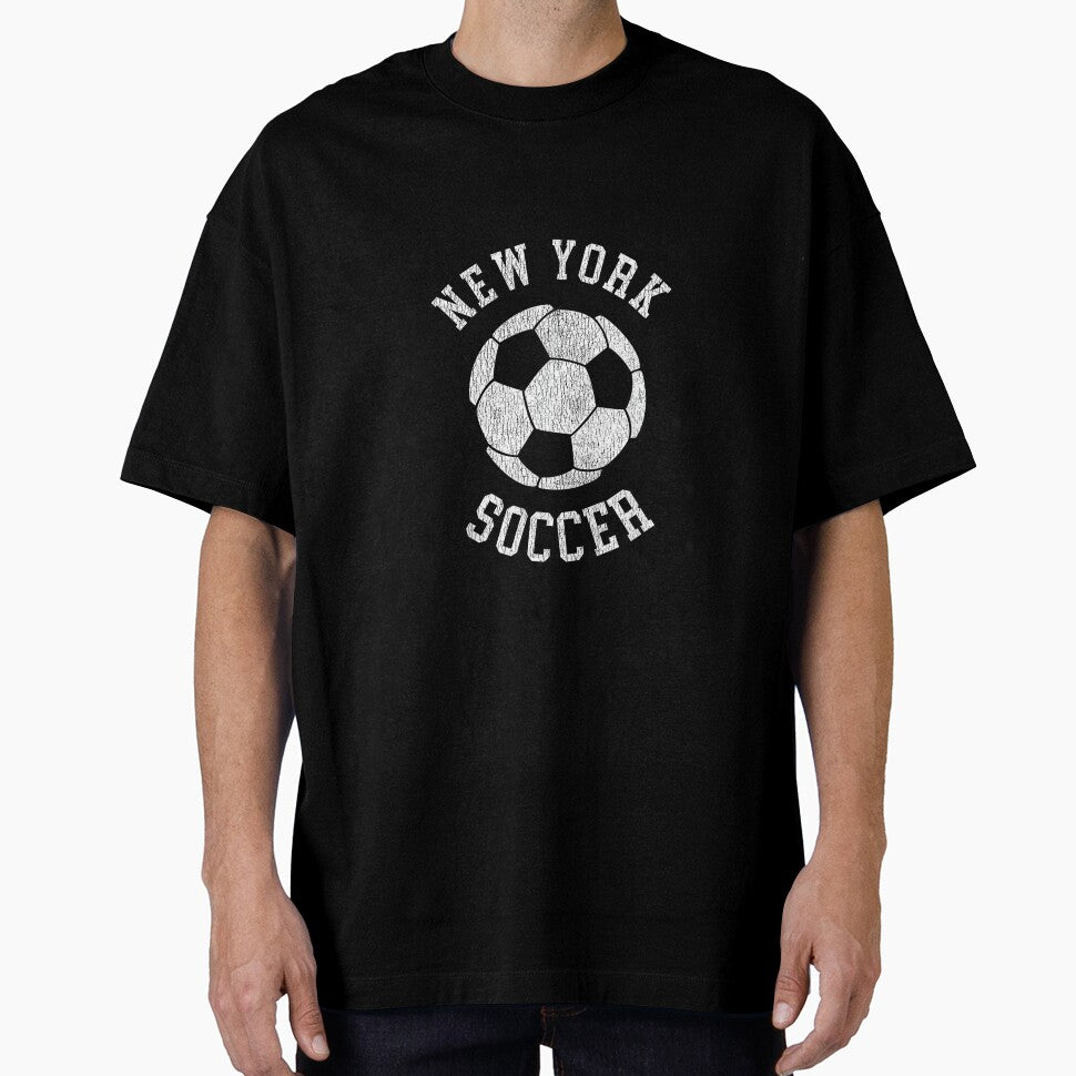 New York Soccer Retro Distressed 90's Vintage by MollyLYork
