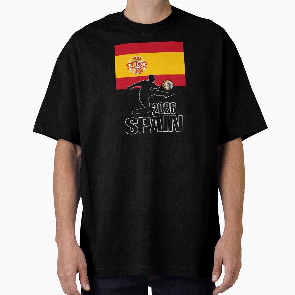 Spain Soccer T-shirt 2026 by benchpod47