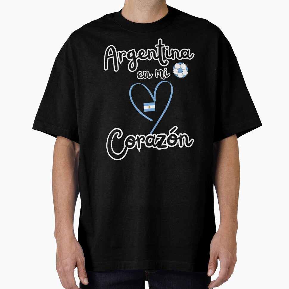 Argentina in my heart soccer fan design by Tienda-Vane