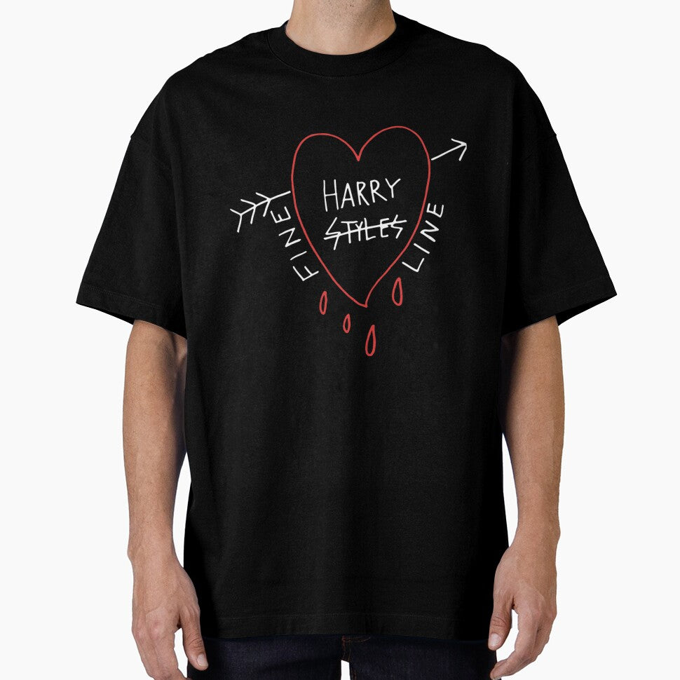Fine Harry Style Lines Arrow And Wet Heart Unisex by rileyarnold05