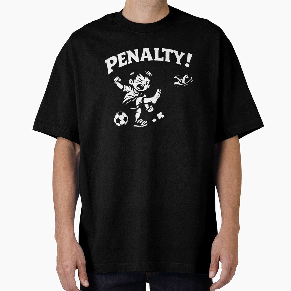 Penalty! Funny Soccer Fail T-Shirt Design by Mikoff04-arts