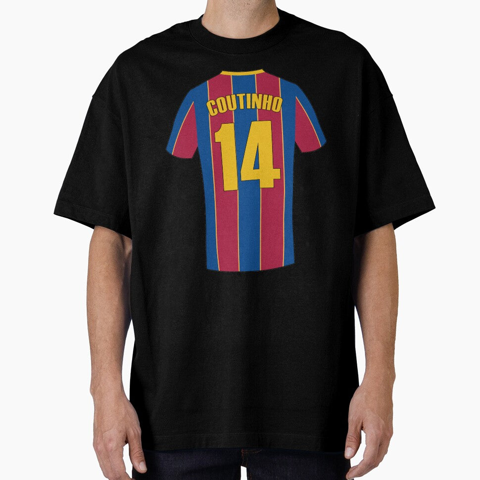 Barcelona football jersey number 14 by Justtrendytees