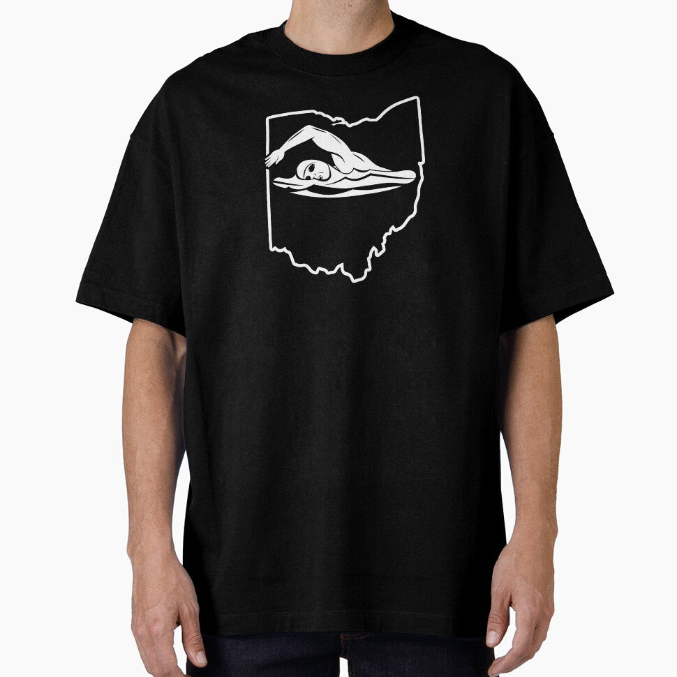 Cute Swim Shirt Ohio Youth Swimming Shirt by shoppzee