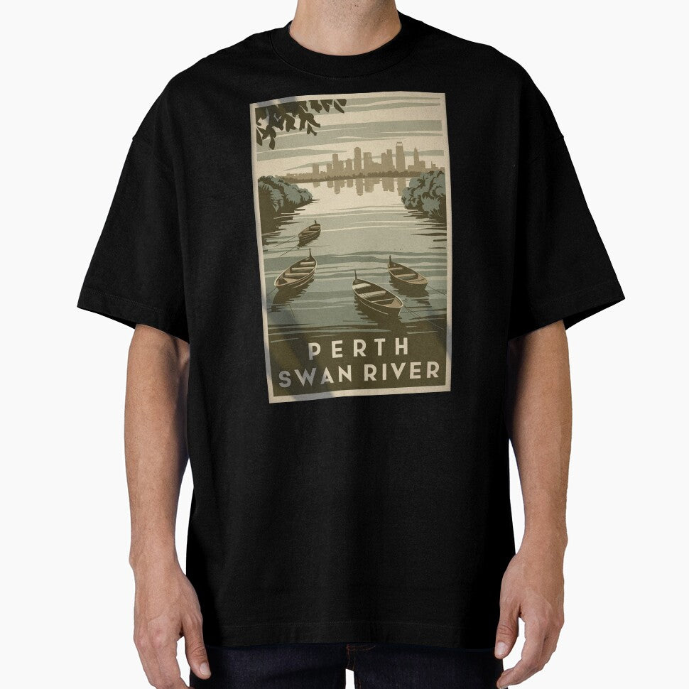 Perth Vintage Travel Poster by TravelerRat