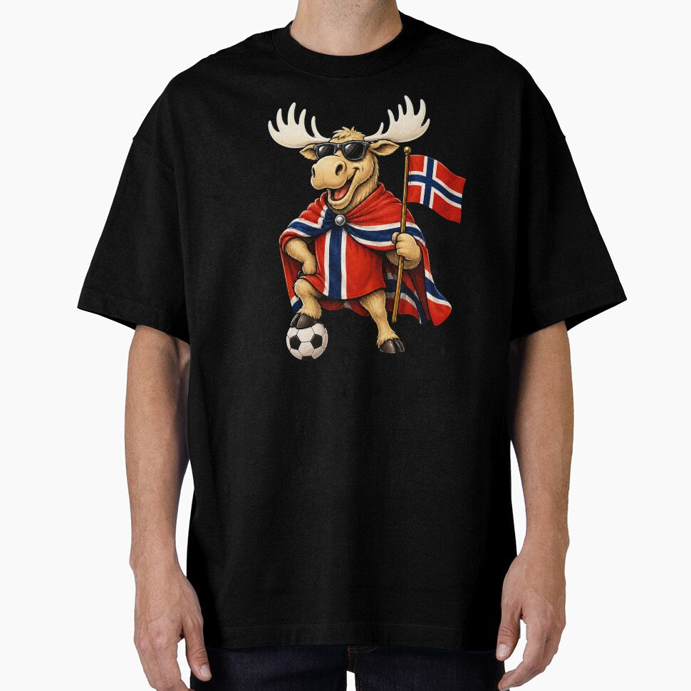 Norway Moose Soccer Ball Norwegian Football Fan Supporter by wishtopia