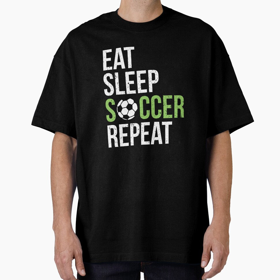 Eat Sleep Soccer Repeat Vintage by EstelleStar