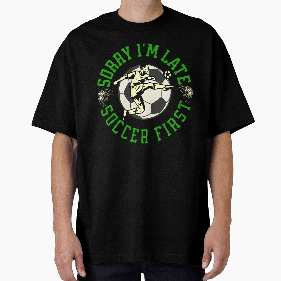 Sorry I'm Late Soccer First Striker by ZeptepiTrends