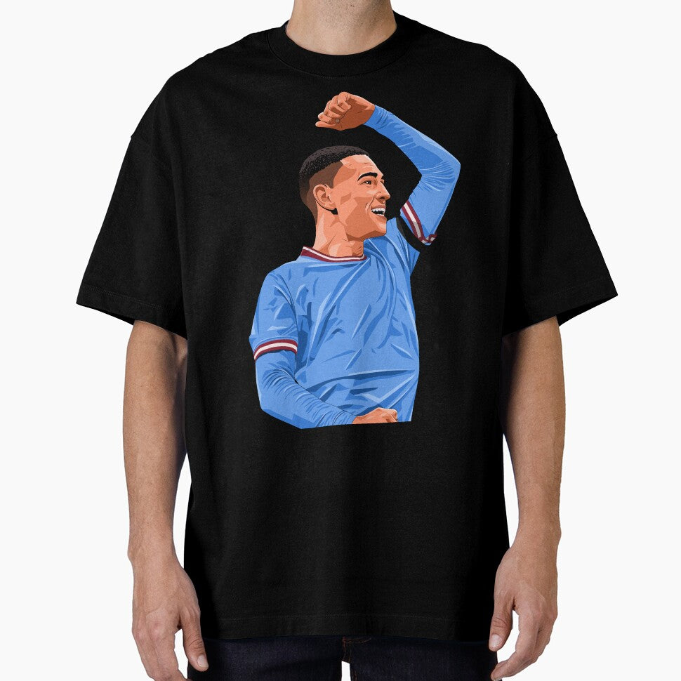 Phil Foden celebration goal by ADES-VECTOR