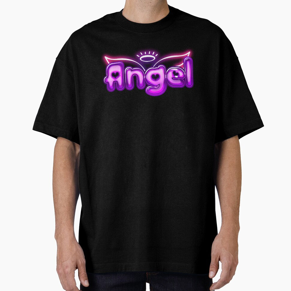 Angel lettering with wings - soft girl trend by Rev-Style