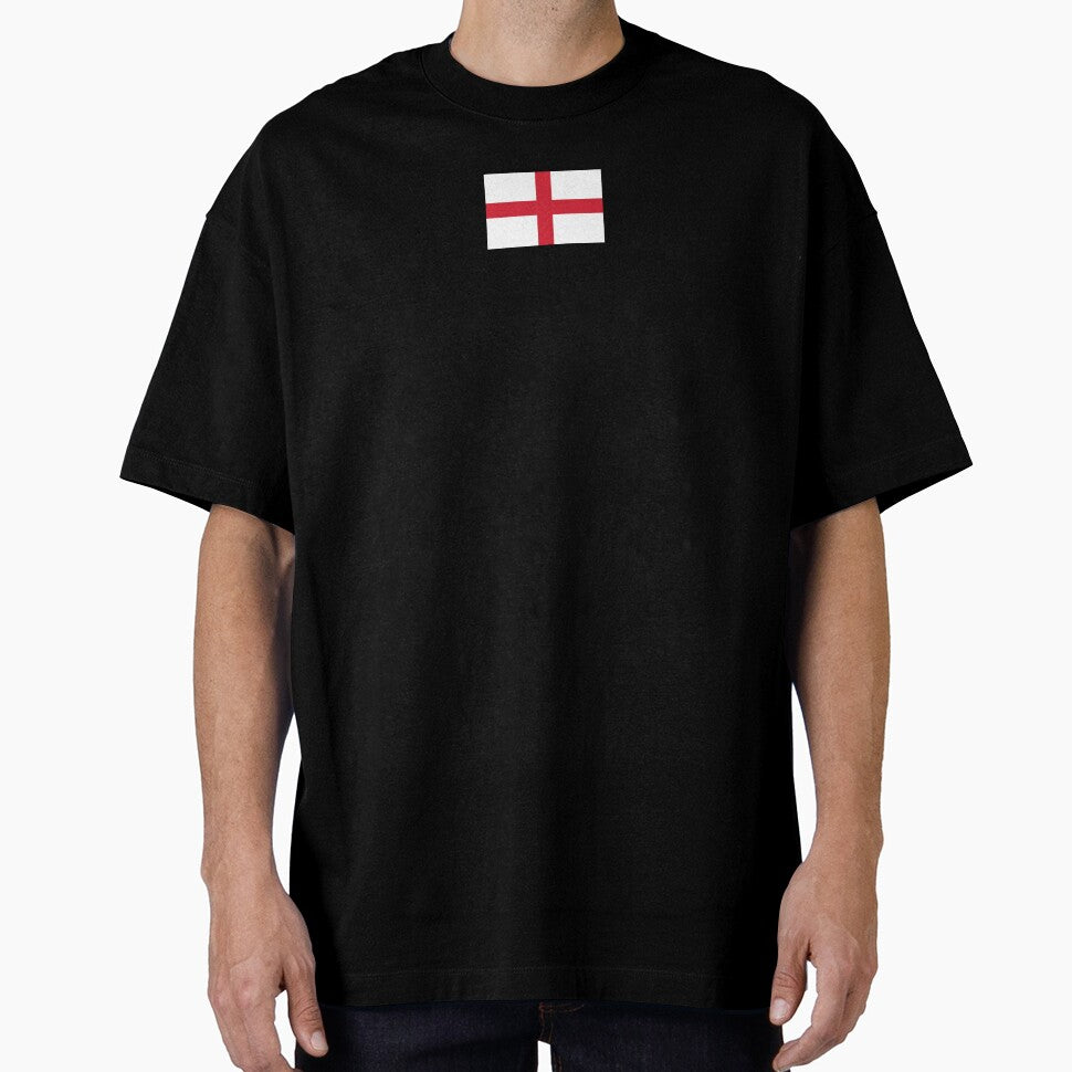 England Flag (Small on Red) by STUDIO-72