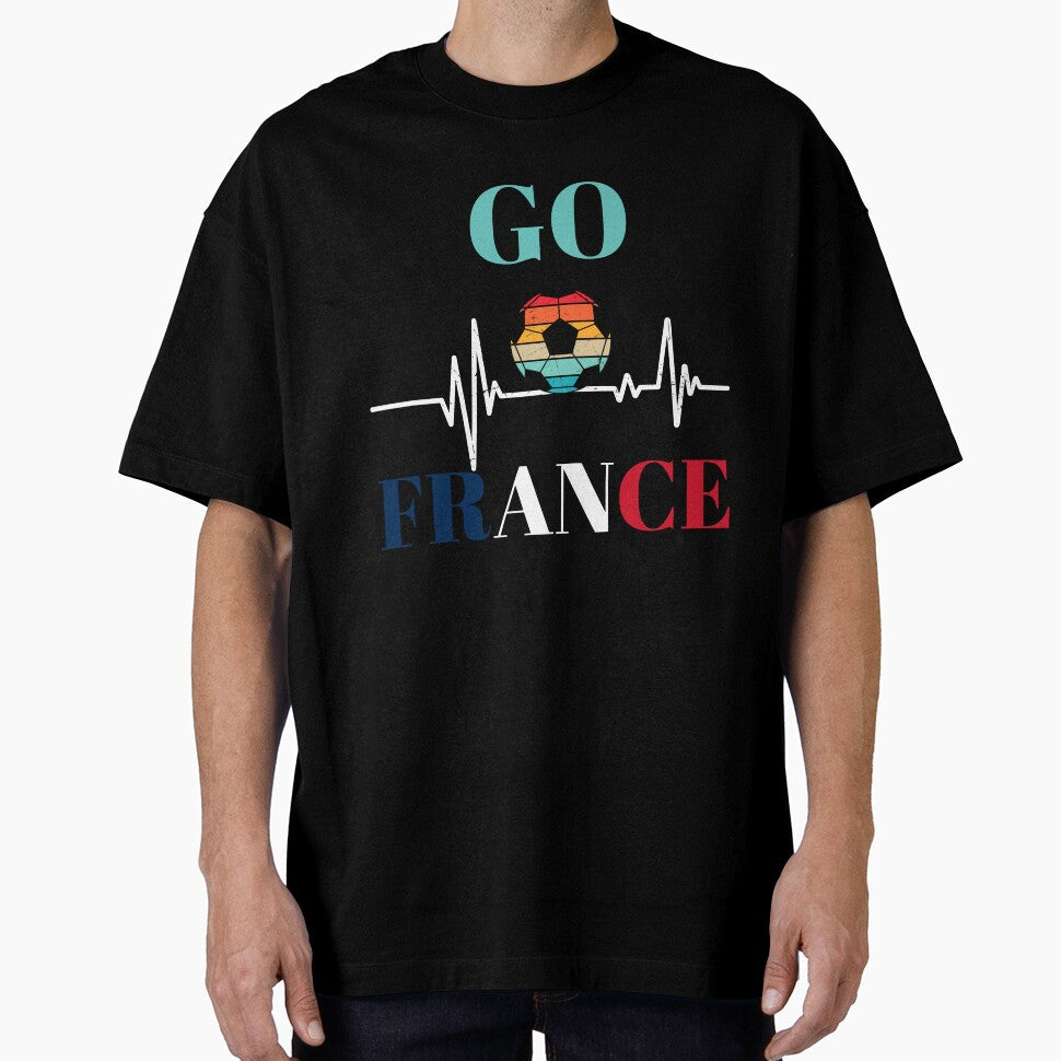 Go France Football T-Shirt by netdota