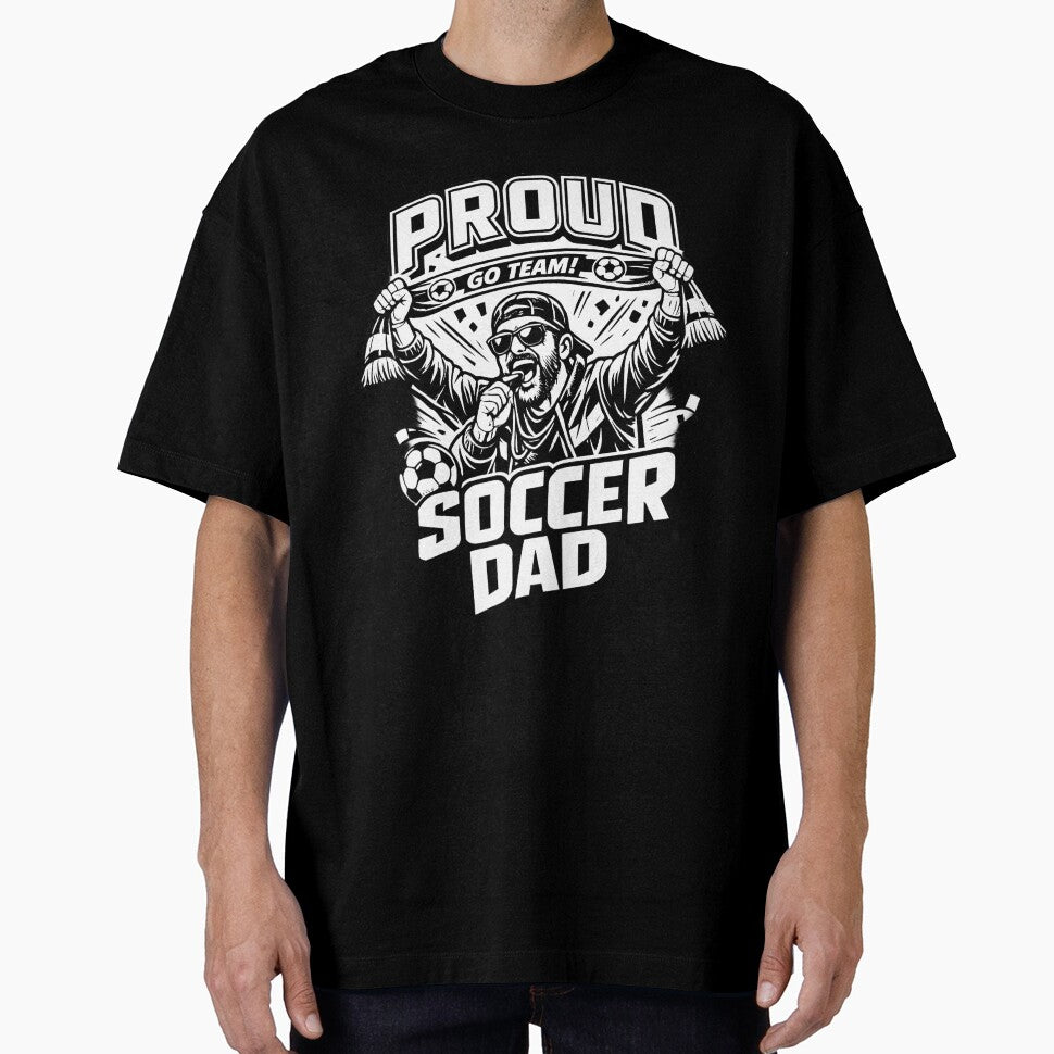 Proud Soccer Dad Funny Football Fan Father's Day by DREAMBURN™