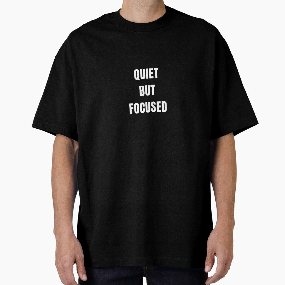 quiet but focused t shirt by Grace Quills Threads