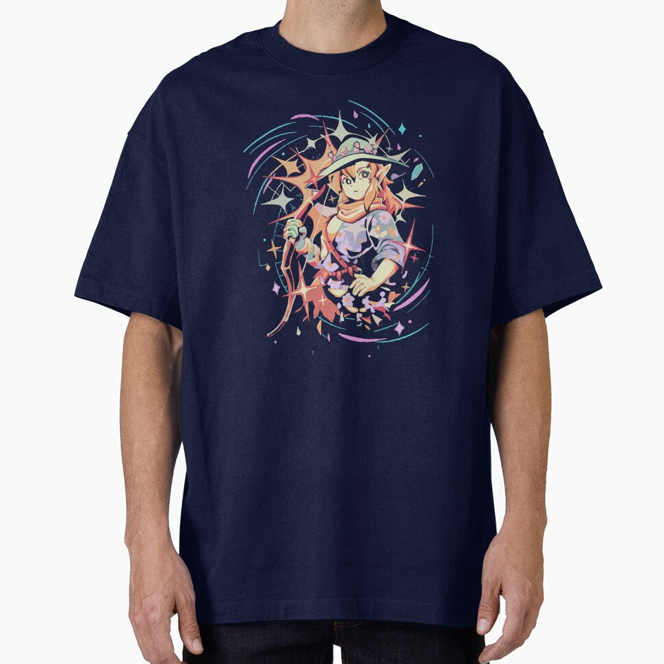 Arcane Dreamer – Fantasy Oversized Tee by PiXilustratoArt