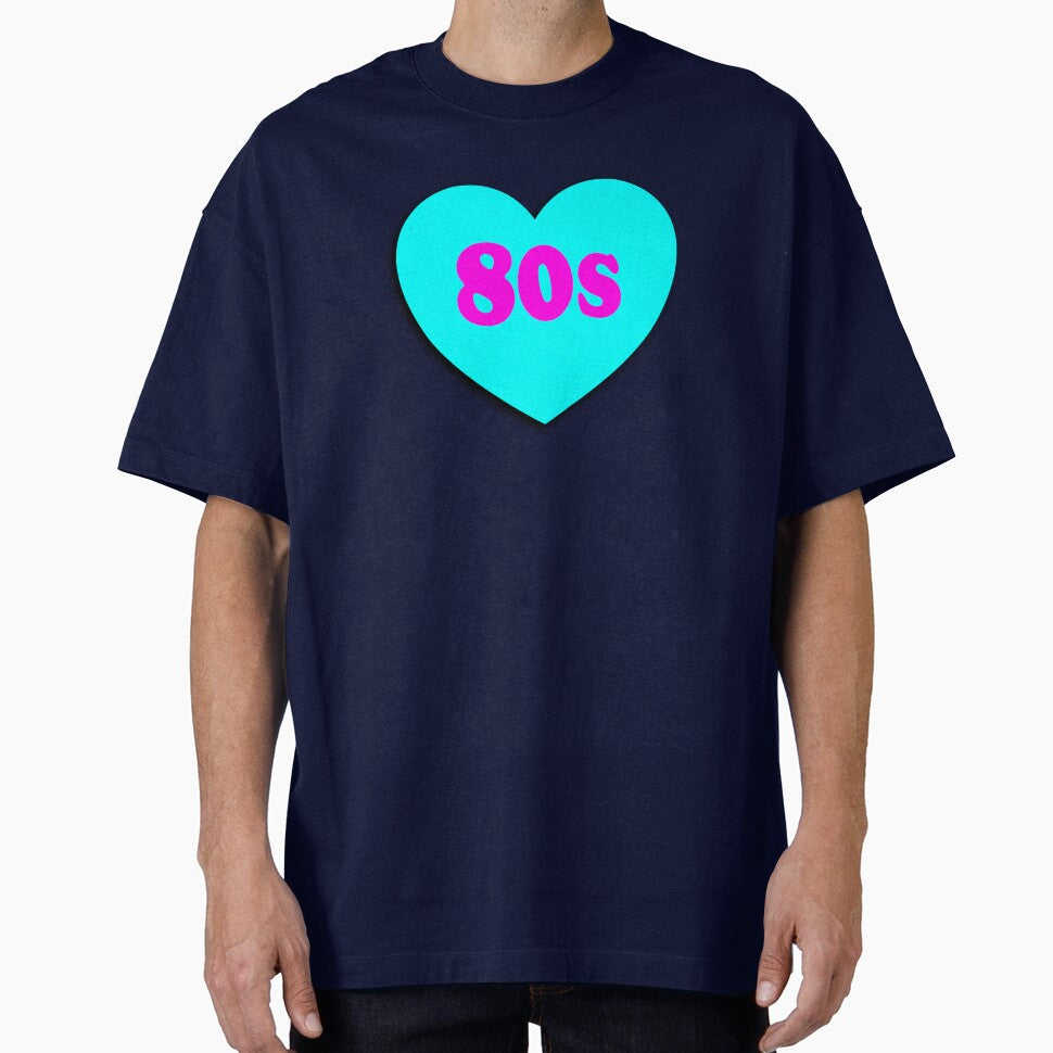 I love the 80s - Love the 1980s iridescent heart by Inspirationmotivation