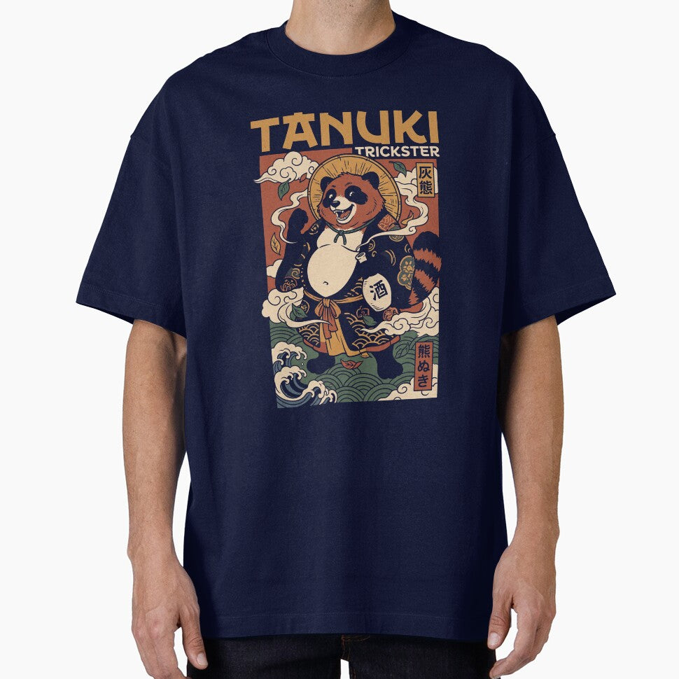 Tanuki Trickster Japanese Folklore Kawaii Art by Odd World