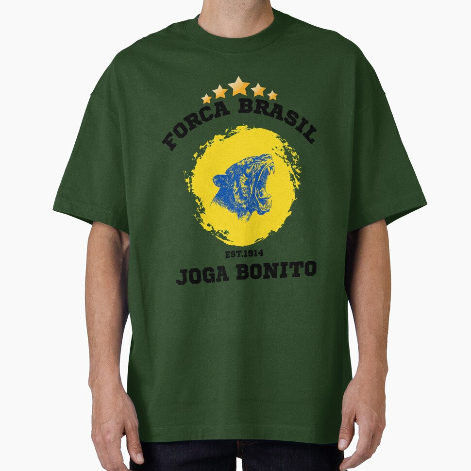 Forca Brasil Jaguar Football Fan Graphic by WildTrace