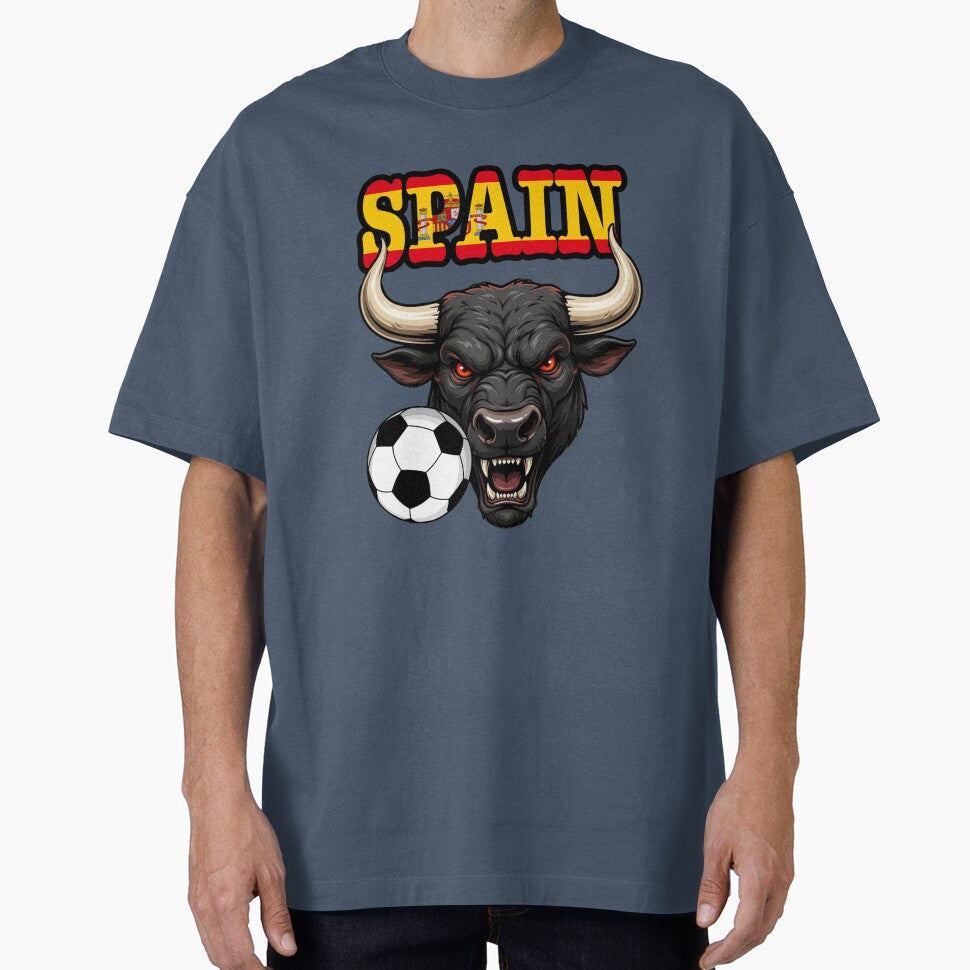 Spain Football Bull Mascot Sport Logo by Sarah'sCreativeLab