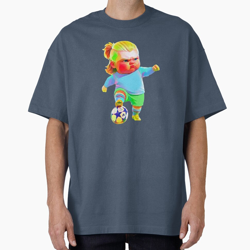 Cute Baby Football Striker World Cup Tournament Fan Art by Dream Weave Studio
