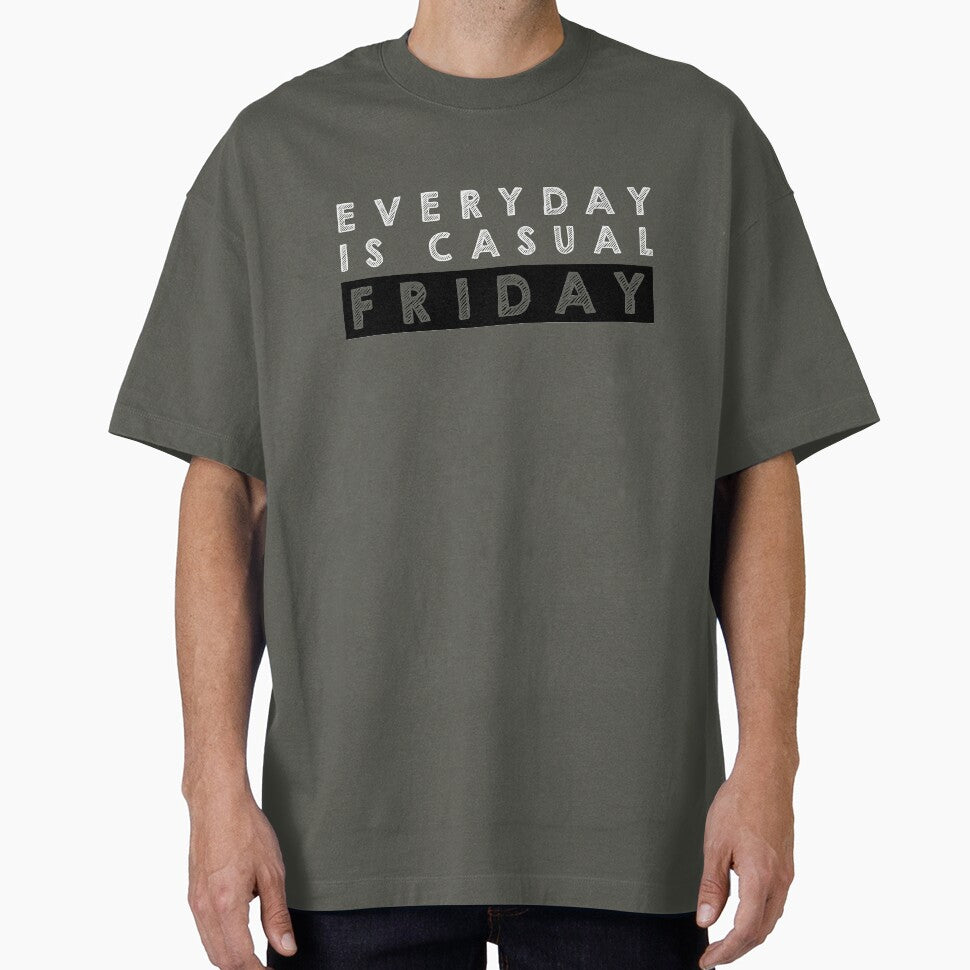 Everyday is  casual Friday - Black and White by Designs by Suzanne