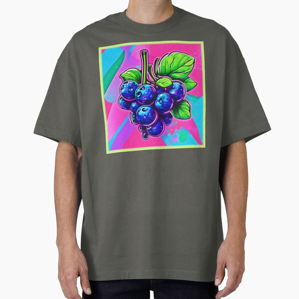 Vibrant Blueberry Artwork by Health And Fitness Posts e-Store